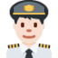 Эмодзи 👨🏻‍✈️ Twitter.com