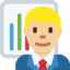 Эмодзи 👨🏼‍💼 Twitter.com