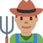 Эмодзи 👨🏽‍🌾 Twitter.com