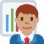 Эмодзи 👨🏽‍💼 Twitter.com