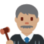 Эмодзи 👨🏽‍⚖️ Twitter.com