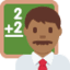 Эмодзи 👨🏾‍🏫 Twitter.com