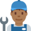 Эмодзи 👨🏾‍🔧 Twitter.com
