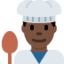 Эмодзи 👨🏿‍🍳 Twitter.com
