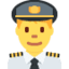 Эмодзи 👨‍✈️ Twitter.com