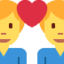 Эмодзи 👨‍❤️‍👨 Twitter.com