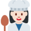 Эмодзи 👩🏻‍🍳 Twitter.com