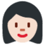 Эмодзи 👩🏻 Twitter.com