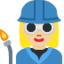 Эмодзи 👩🏼‍🏭 Twitter.com