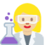 Эмодзи 👩🏼‍🔬 Twitter.com