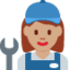 Эмодзи 👩🏽‍🔧 Twitter.com