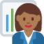 Эмодзи 👩🏾‍💼 Twitter.com