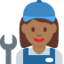 Эмодзи 👩🏾‍🔧 Twitter.com