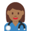 Эмодзи 👩🏾‍⚕️ Twitter.com