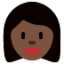 Эмодзи 👩🏿 Twitter.com