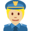 Эмодзи 👮🏼 Twitter.com