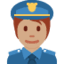 Эмодзи 👮🏽 Twitter.com