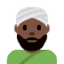 Эмодзи 👳🏿‍♂️ Twitter.com