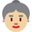 Эмодзи 👵🏼 Twitter.com