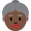 Эмодзи 👵🏿 Twitter.com
