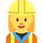 Эмодзи 👷‍♀️ Twitter.com