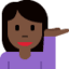 Эмодзи 💁🏿‍♀️ Twitter.com