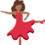 Эмодзи 💃🏾 Twitter.com
