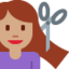 Эмодзи 💇🏽‍♀️ Twitter.com
