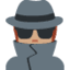 Эмодзи 🕵🏽 Twitter.com