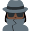 Эмодзи 🕵🏿‍♀️ Twitter.com