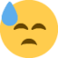 Эмодзи 😓 Twitter.com