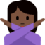 Эмодзи 🙅🏿‍♀️ Twitter.com