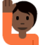 Эмодзи 🙋🏿 Twitter.com
