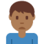 Эмодзи 🙍🏾‍♂️ Twitter.com