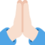 Эмодзи 🙏🏻 Twitter.com