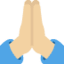 Эмодзи 🙏🏼 Twitter.com