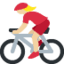 Эмодзи 🚴🏼‍♀️ Twitter.com