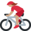 Эмодзи 🚴🏽‍♀️ Twitter.com