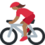Эмодзи 🚴🏾‍♀️ Twitter.com