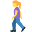 Эмодзи 🚶‍♀️ Twitter.com