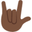 Эмодзи 🤟🏿 Twitter.com