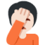Эмодзи 🤦🏻 Twitter.com