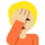 Эмодзи 🤦🏼 Twitter.com