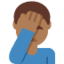 Эмодзи 🤦🏾‍♂️ Twitter.com