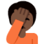 Эмодзи 🤦🏿 Twitter.com