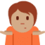 Эмодзи 🤷🏽 Twitter.com