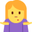 Эмодзи 🤷‍♀️ Twitter.com