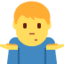 Эмодзи 🤷‍♂️ Twitter.com