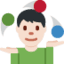 Эмодзи 🤹🏻‍♂️ Twitter.com