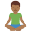 Эмодзи 🧘🏾‍♂️ Twitter.com